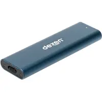 Dezen M.2 Premium NVMe Enclosure USB 3.2 Gen 2 - Blå