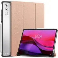 Mtp Products Lenovo Yoga Tab Plus Tri-Fold Series Smart Folio-deksel - Roségull
