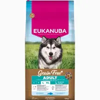 Eukanuba Grain Free Adult Large & Giant Breed Havfisk - Sparepakke: 2 x 12 kg