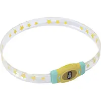 TIAKI LED-halsbånd for langhårede hunder - L 65 x B 2,5 cm