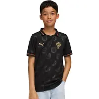 Puma Portugal 25/26 Special Edition Eusébio Jersey Youth, Clothing, Black/Matte Gold, 13-14Y