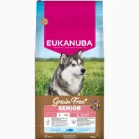 Eukanuba Grain Free Senior Large & Giant med havfisk - Sparpaket: 2 x 12 kg