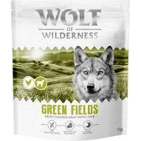 Wolf of Wilderness Adult "Green Fields" Lam - kornfri - Sparepakke: Ny oppskrift 4 x 1 kg