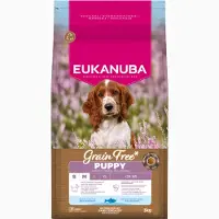 Eukanuba Grain Free Puppy Small / Medium Breed med laks - 3 kg