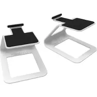 Kanto SE2 Elevated Desktop Speaker Stands (Small) White