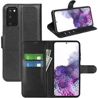 Mtp Products Samsung Galaxy S20 5G Lommebok-deksel med Stativ - Svart