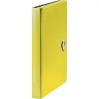 Leitz Recycle - Utvidbar mappe - 5 rom - 5 deler - fortrykt: 1-5 - for A4 (210 x 297 mm) - kapasitet: 250 ark - med fliker - gul