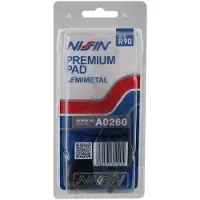 Nissin Premium A0260 2p-229ns Semi-sintrede Bremseklosser