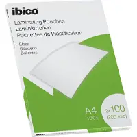Ibico Lamineringslommer GBC A4 100 Mic 100-pakning