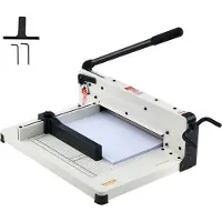Vevor papirkutter 12" A4 giljotiner papirtrimmer 400 ark kapasitet metallbase