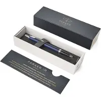 Parker IM Ballpoint Pen | Matte Blue | Medium Point Blue Ink | Gift Box