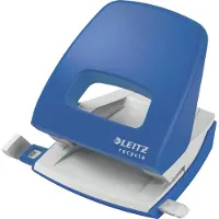 Leitz NeXXt Recycle - Hullstanser - 30 ark / 3 mm - plast, metall - blå