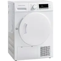 Scandomestic Standard TDH8WA2 - Tørker - Nisje - bredde: 60 cm - dybde: 63 cm - høyde: 86 cm - frontileggelse - hvit