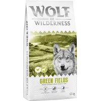Wolf of Wilderness Adult "Green Fields" Lam - kornfri - 12 kg: Ny oppskrift