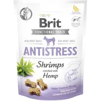 Brit Care Antistress Godbit Med Reker For Voksen Hund 10x150g