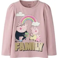 Name It Mini Peppa Gris Langermet Topp