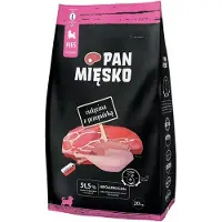 PAN MIĘSKO Kalv Med Vaktel For Valper 20kg