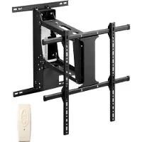 Vevor Motorisert TV-veggfeste, TV-feste for 32 til 65 tommers TV, elektrisk justerbart TV-takfeste, motorisert nedfellbar TV-festebrakett med maks. VESA 24 x 24 tommer, passer til TV-er opptil 36 kg
