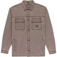 Quiksilver Mohab Washed Twill Skjorte Med Lange Ermer
