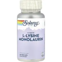 Solaray L-lysine Monolaurin Kapsler 60 Enheter