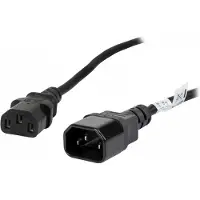 Lanberg - Strømkabel - power IEC 60320 C13 til IEC 60320 C14 - 5 m - svart