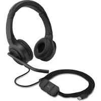 Kensington H1000 - Hodesett - on-ear - kablet - USB-C - svart