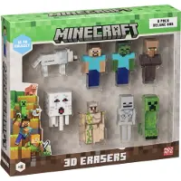 PMI Minecraft 3d Erasers Figur 8 Vera-enheter