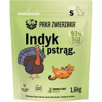 Paka Zwierzaka Kalkun Med ørret For Kattunger S Kattefôr 1.6kg