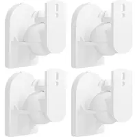 24.Se Høyttalerfester for veggmontering 4-pakning – Hvit