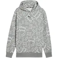 Puma teamJAWS Post Game Basketball Hoodie Men, Men, Medium Gray Heather, XL