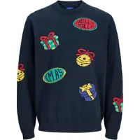 Jack & jones Genser - JorHoliday - Strikk - Sky Captain - - 10 år (140) - Genser