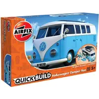 Airfix J6024, Campingbilmodell, Monteringssett, Volkswagen, Alle kjønn, Plast, 52 stykker