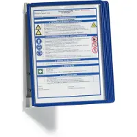 Durable 5551-07, Portrett, A4, Blå