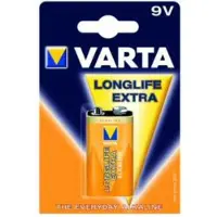 Varta Longlife batteri - 9V 1 Pakning