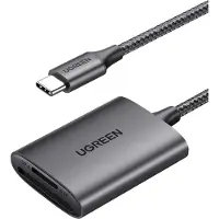 UGREEN CM401 USB-C-kortleser for SD- og microSD-kort / USB-C-minnekortleser / SD-kortadapter