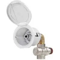 PLASTIMO R-4 Rund Rett Kappe Dusjvanninntak