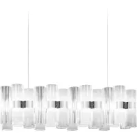 Slamp LED-hengelampe La Lollo, hvit, 100 cm