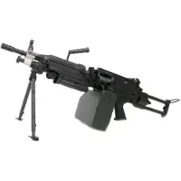 A&k M249 Aeg Airsoft Støttegevær
