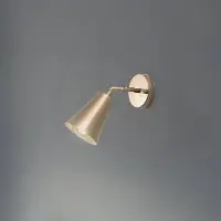 Opviq Vegglampe Evander, gull, metall, høyde 21 cm, E27