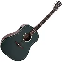 Hartwood Artiste Dreadnought Elektroakustisk Gitar Grønn