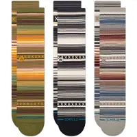 Stance Curren 3 Pack Sokker mønster