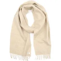 Suitable Skjerf i merinoull, Off White Beige