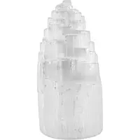 WAGNER LIFE Selenitt-lampe «Eisberg», høyde 16–20 cm, uten sokkel