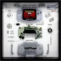 GRC Retro Art Nintendo Gameboy Advance konsollskjerm - Glacier