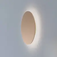 Argon LED-vegglampe Orios Plus, gull, Ø 30 cm, stål