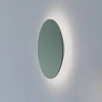 Argon LED-vegglampe Orios Plus, grønn, Ø 30 cm, stål
