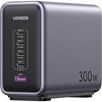 UGREEN 90903B, Innendørs, AC, 2 m, Sort, Grå
