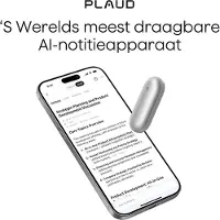 Plaud Opptaker PLAUD notisblokk grå - kunstig intelligens stemmeopptaker (2025)