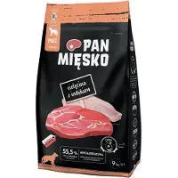 PAN MIĘSKO Voksen Hundemat Med Kalv Og Kalkun Xl 9kg