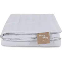 Borg Living Silkedyne med 100% morbærsilke-fyll - Temperaturregulerende helårsdyne - 240x220 cm -